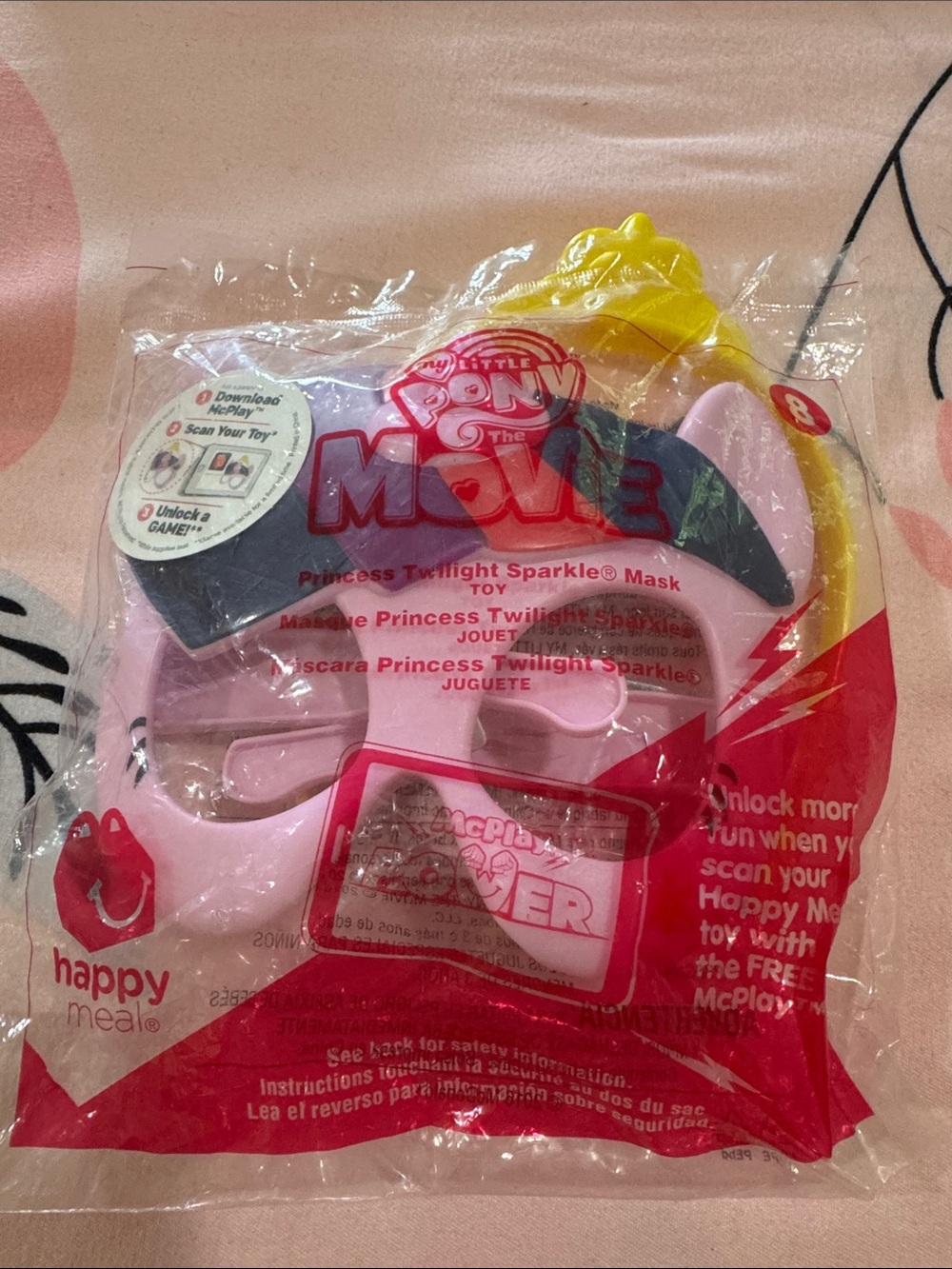 My Little Pony Princess Twilight Sparkle Dress-Up Mask - Pink & Yellow